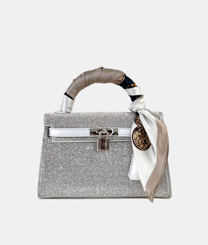 Clarissa Top Handle Bag - Crushed Crystal