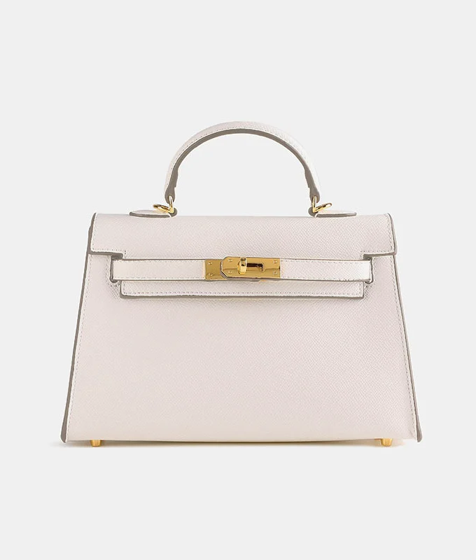 Dulcis Top Handle Bag - Dove White