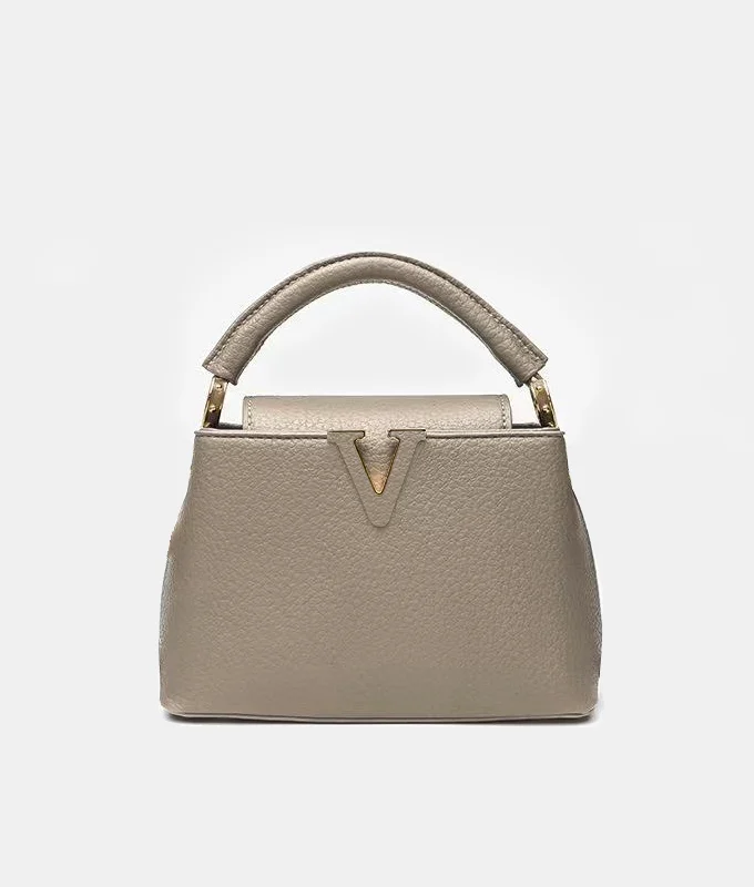 Valentina Top Handle Bag - Desert Taupe