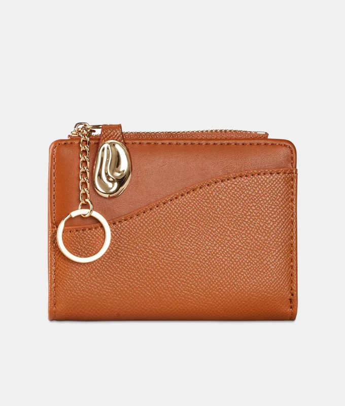 Mia Snap Wallet - Chestnut