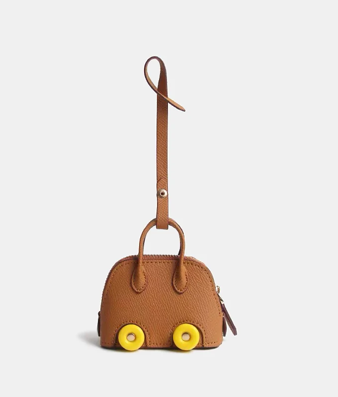 Luna Bag Charm - Chestnut
