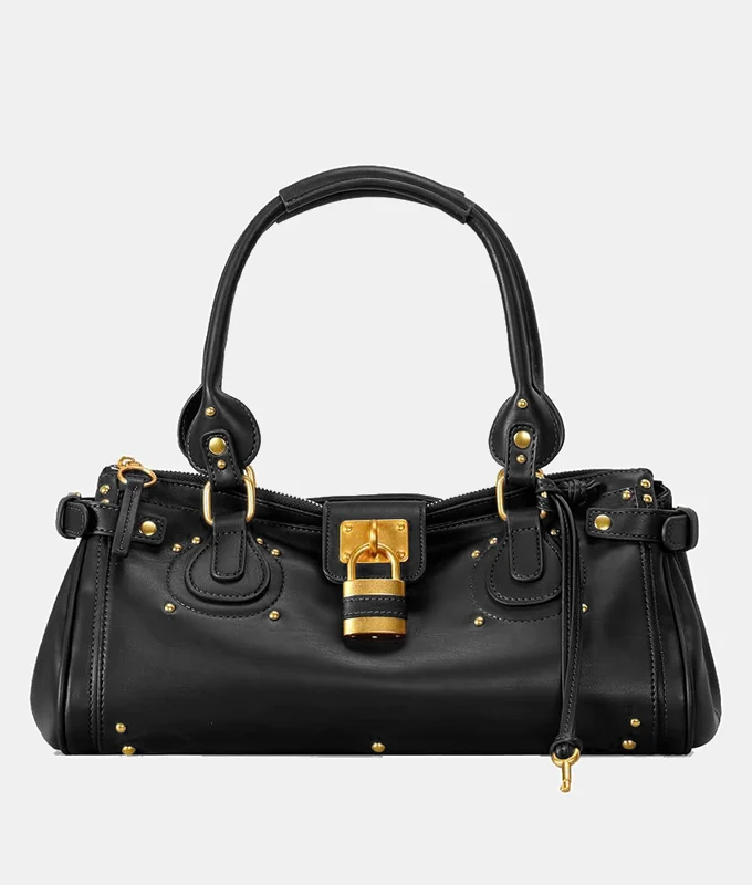 Syprus Top Handle Bag - Black